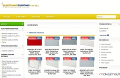 Atidaryta nauja elektroninė parduotuvė www.e-sildymas.lt, kurioje prekiaujama UAB ADAX produkcija