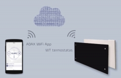 Naujiena: ADAX NEO H/L ir CLEA H/L valdomi per WiFi tinklą iš mobilaus telefono