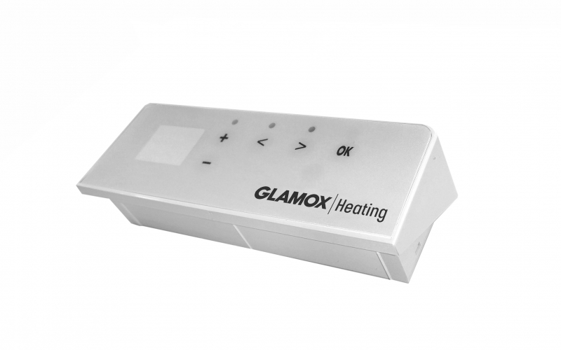 Programuojamas skaitmeninis termostatas Glamox Heating H40/H60 DT White