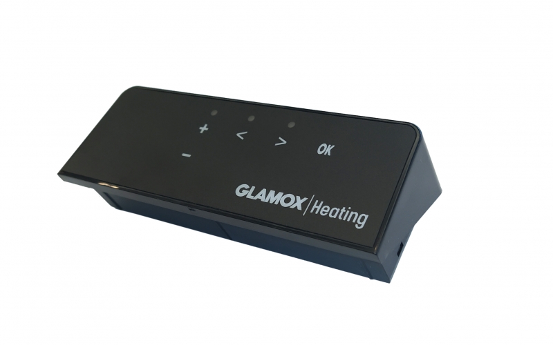Programuojamas skaitmeninis termostatas Glamox Heating H40/H60 DT Black