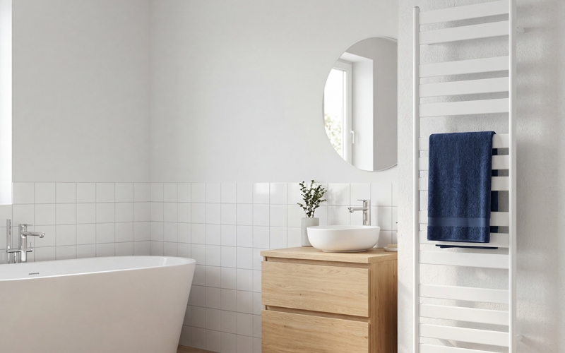 Elektrinis rankšluosčių džiovintuvas ADAX Wave 60-160-750 White
